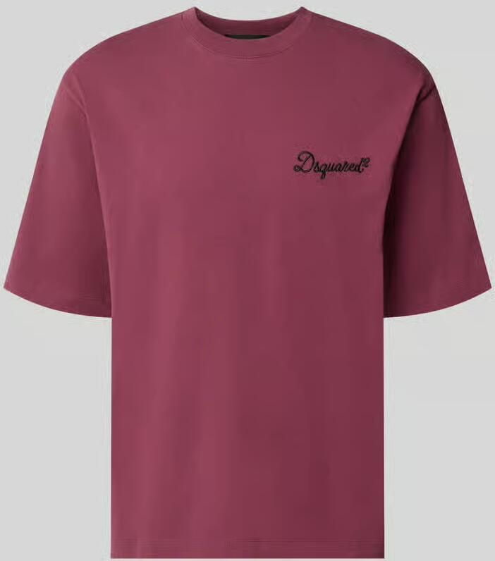 Dsquared2 Ready to Wear relaxed fit t-shirt van puur katoen met geborduurd logo