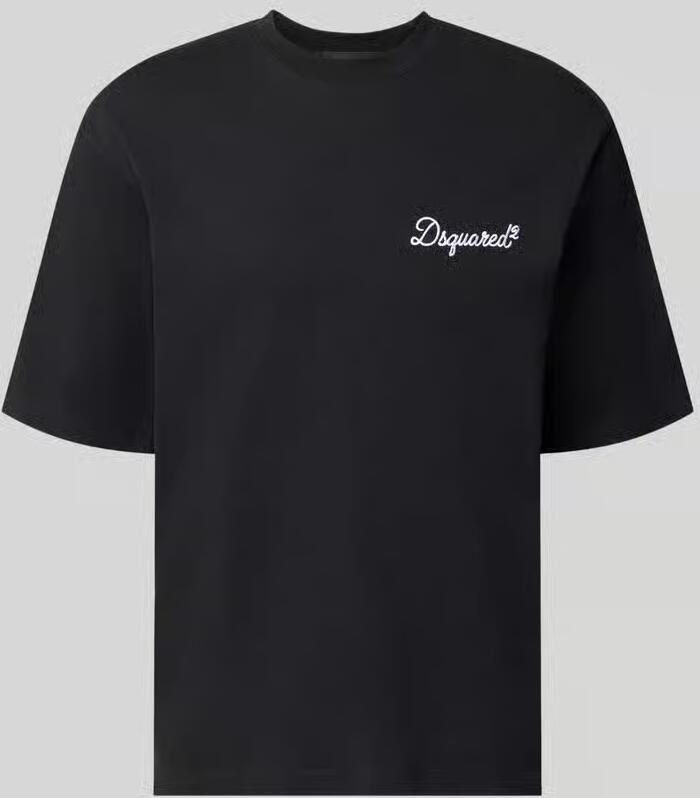 Dsquared2 Ready to Wear relaxed fit t-shirt van puur katoen met geborduurd logo