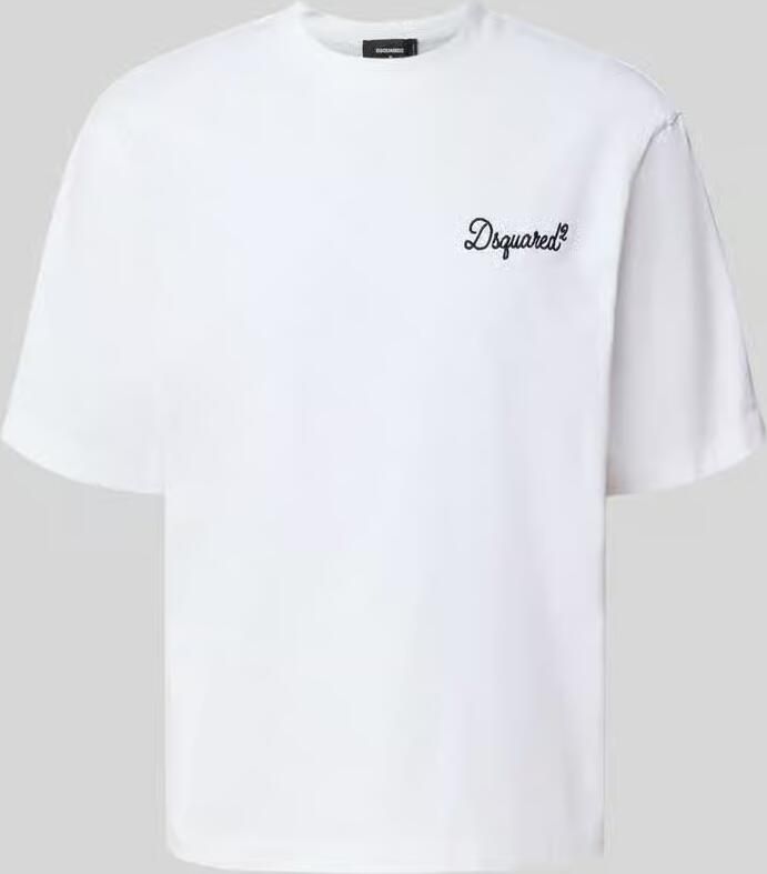 Dsquared2 Ready to Wear relaxed fit t-shirt van puur katoen met geborduurd logo