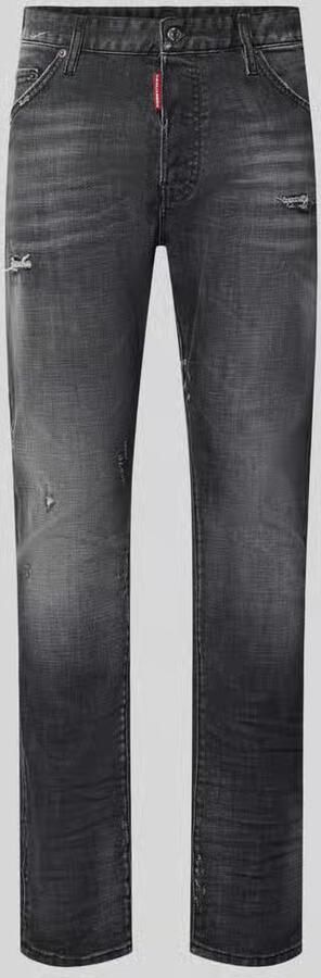 Dsquared2 Ready to Wear Straight fit jeans van katoenmix model 'Teddy'