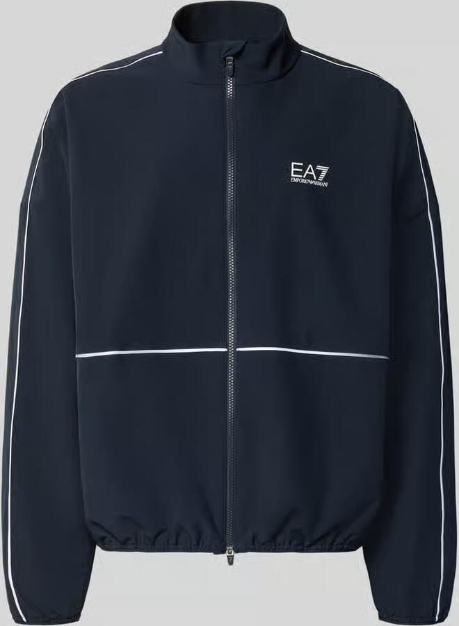 EA7 Emporio Armani Bomberjack met opstaande kraag en logoprint - Foto 2