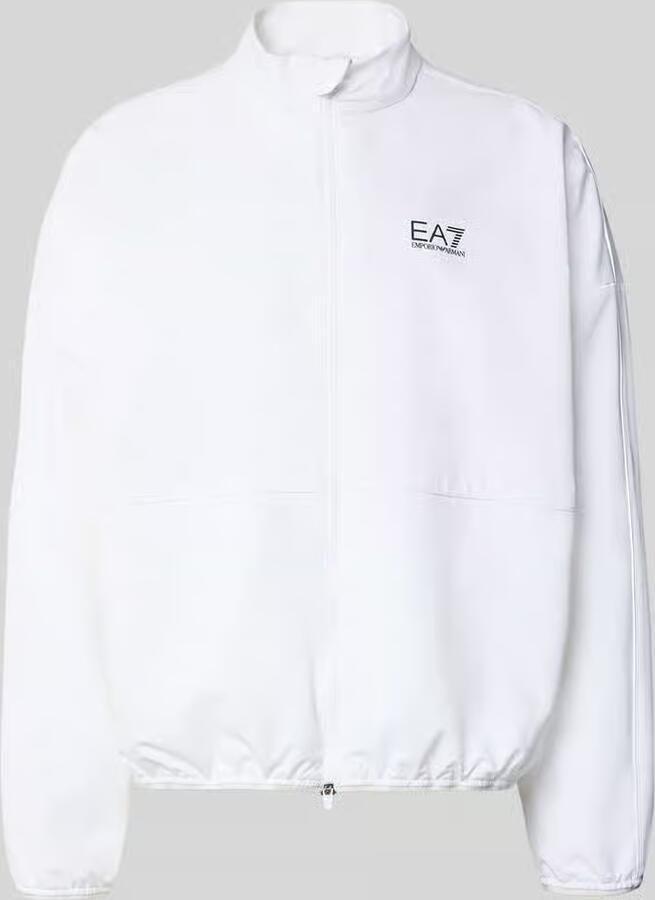 EA7 Emporio Armani Bomberjack met opstaande kraag en logoprint - Foto 2