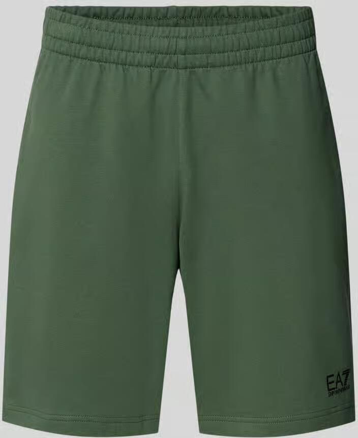 EA7 Emporio Armani Korte broek met elastische band en logo