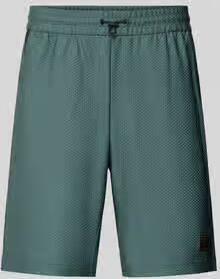 EA7 Emporio Armani Regular fit korte broek met Structuurpatroon