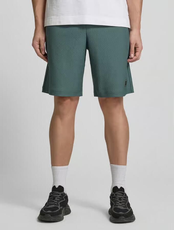 EA7 Emporio Armani Regular fit korte broek met Structuurpatroon - Foto 3