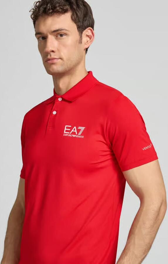EA7 Emporio Armani Regular fit poloshirt met logo - Foto 2