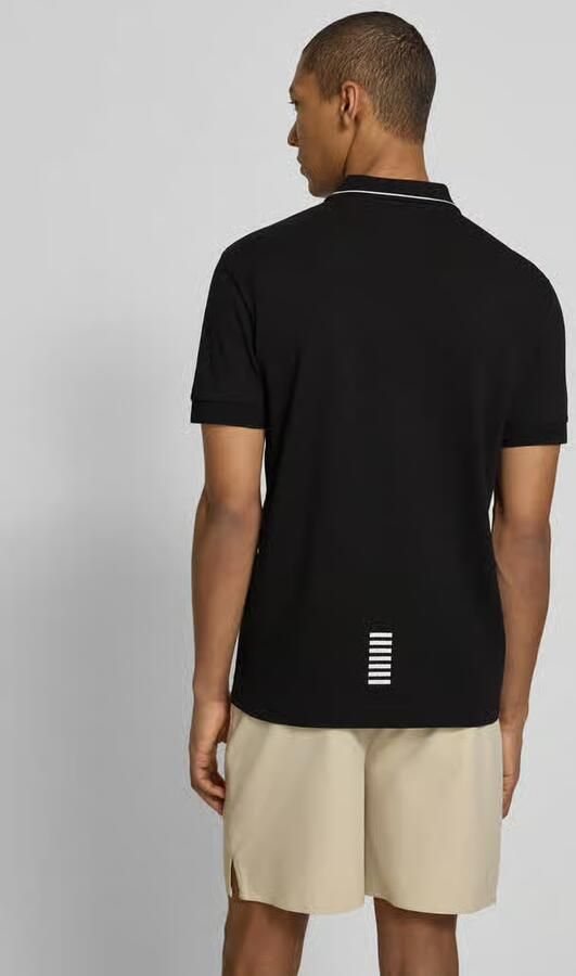 Emporio Armani EA7 Polo Shirt Korte Mouw Poloshirt met logo en versiering - Foto 7