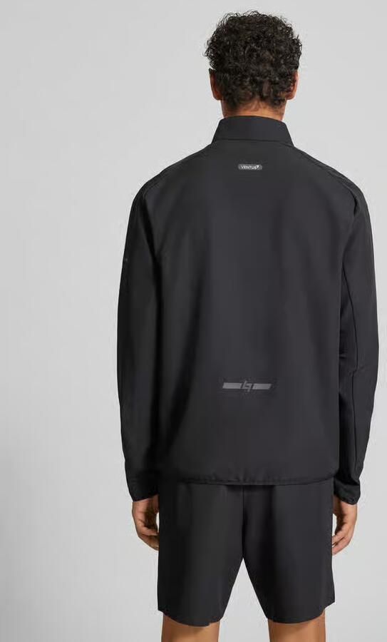 EA7 Emporio Armani Regular fit sweatjack met logoprint model 'Ventus'