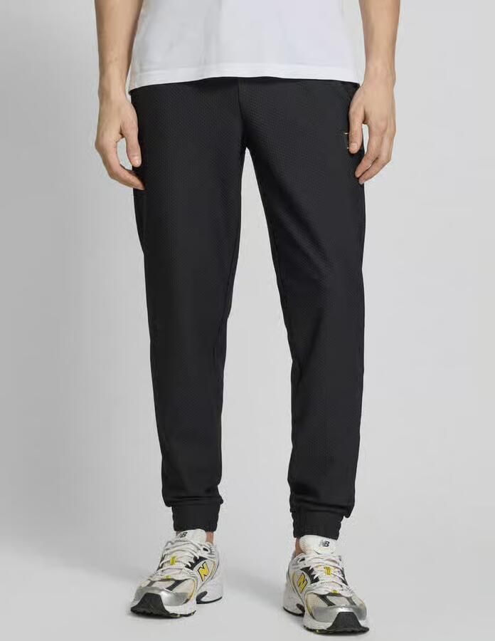 EA7 Emporio Armani Regular fit Sweatpants met Structuurpatroon - Foto 2