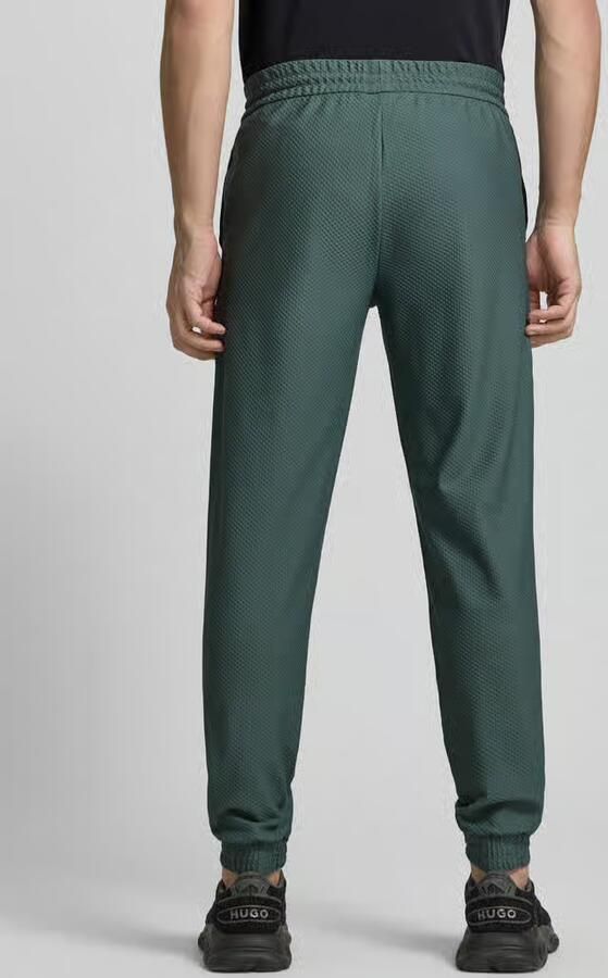 EA7 Emporio Armani Regular fit Sweatpants met Structuurpatroon - Foto 3