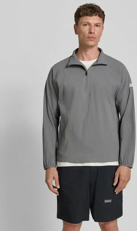 EA7 Emporio Armani Regular fit sweatshirt met Structuurpatroon - Foto 2