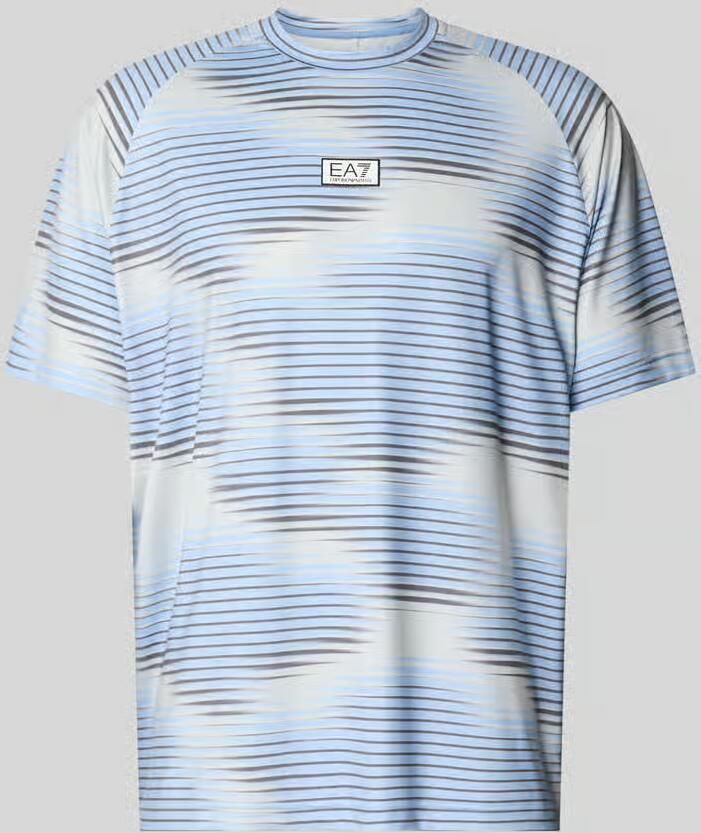 EA7 Emporio Armani Regular fit T-shirt met logo-applicatie