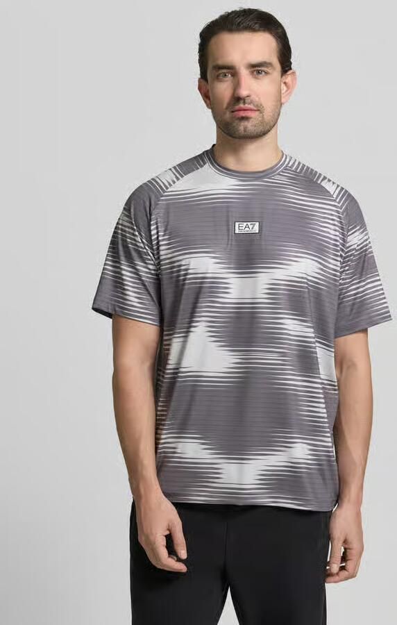 EA7 Emporio Armani Regular Fit T-shirt met logo-applicatie - Foto 3
