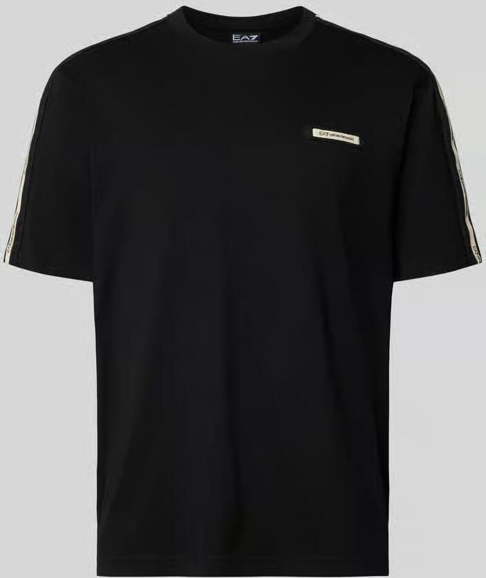 Emporio Armani EA7 T-shirt Korte Mouw T-shirt met logotape - Foto 2