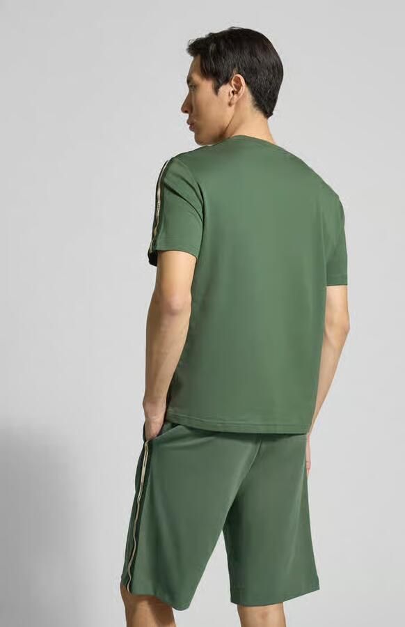 EA7 Emporio Armani Regular Fit T-shirt met logo-patch