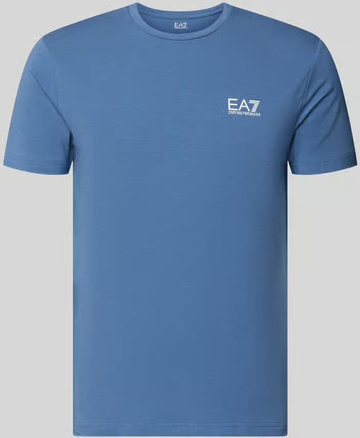 EA7 Emporio Armani Regular fit T-shirt met logoprint