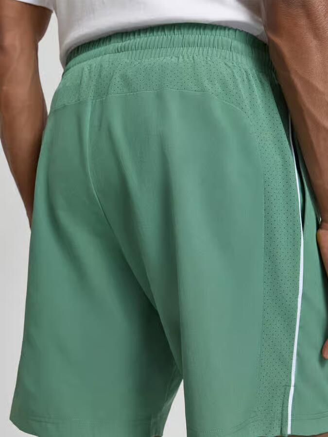 EA7 Emporio Armani Short met elastische band en logo