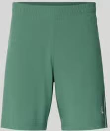 EA7 Emporio Armani Short met elastische band en logo