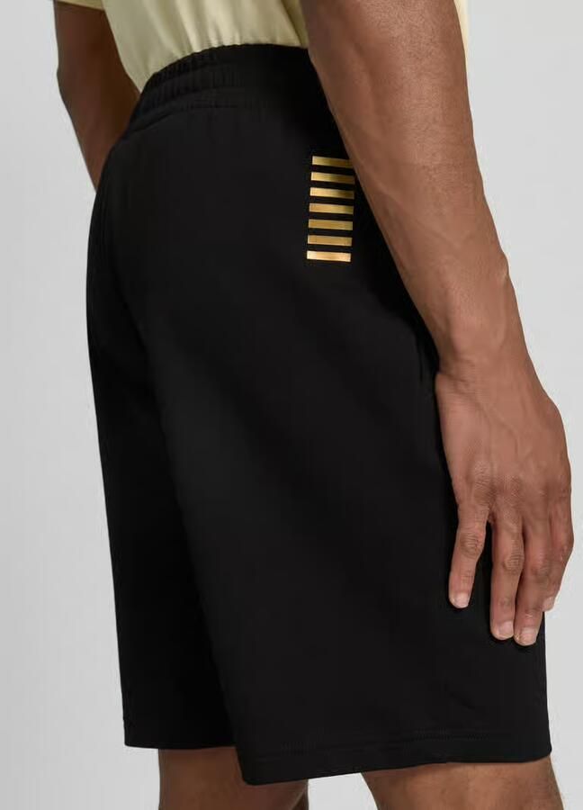 Emporio Armani EA7 Korte Broek Sweatshorts met logo op de benen - Foto 2
