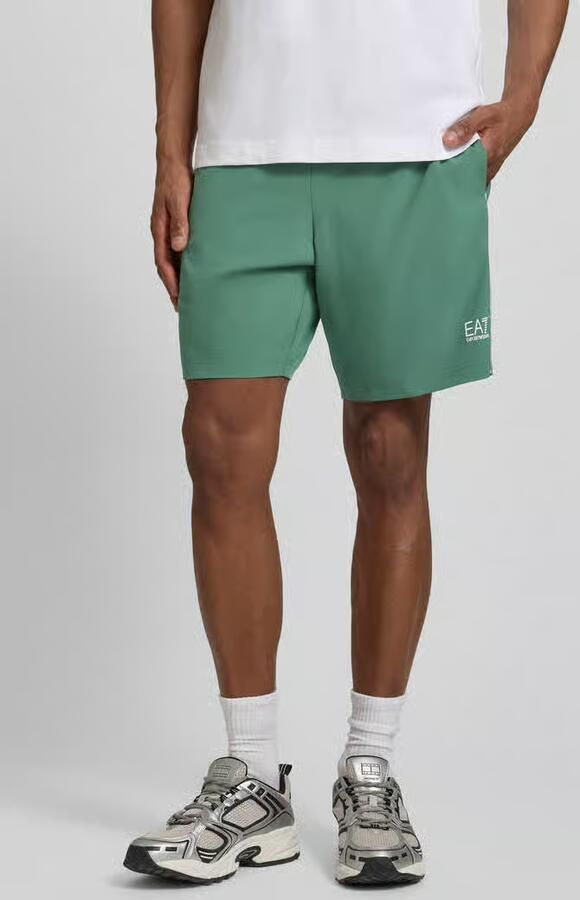 EA7 Emporio Armani Short met elastische band en logo - Foto 2