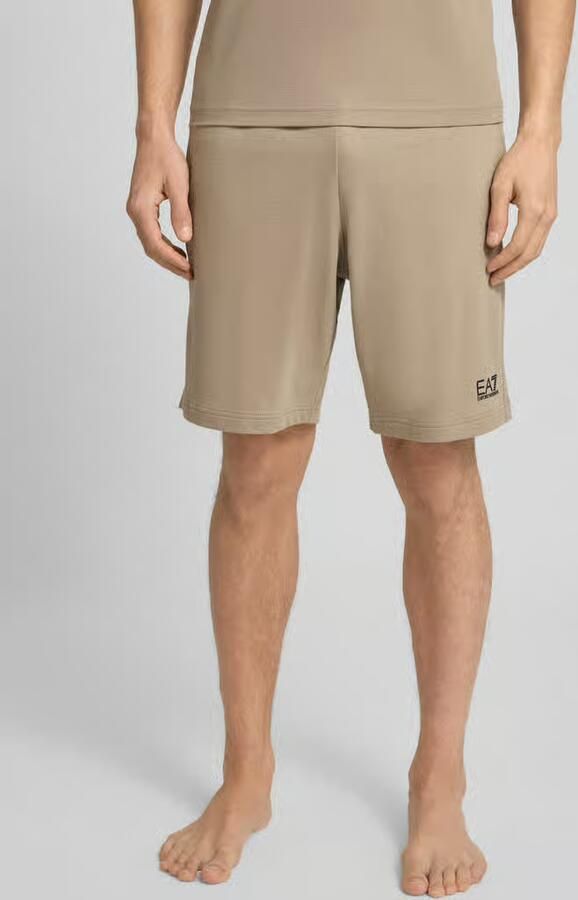 EA7 Emporio Armani Short met elastische band en logo - Foto 2