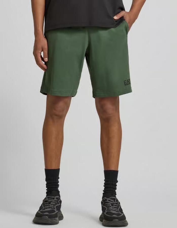 EA7 Emporio Armani Short met elastische band en logo - Foto 2