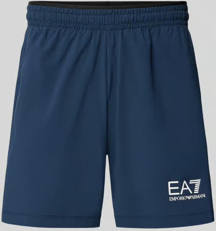 EA7 Emporio Armani Short met logo en elastische band - Foto 2