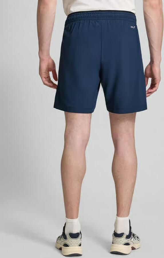 EA7 Emporio Armani Short met logo en elastische band