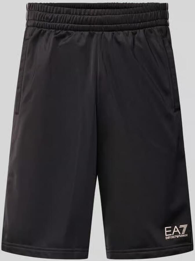 EA7 Emporio Armani Shorts met logo en steekzakken - Foto 2