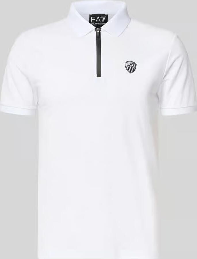 Emporio Armani EA7 Regular Fit Polo Shirt Wit White Heren - Foto 2