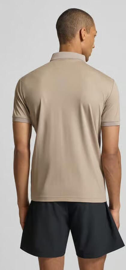 EA7 Emporio Armani Slim fit Poloshirt van Viscosemix