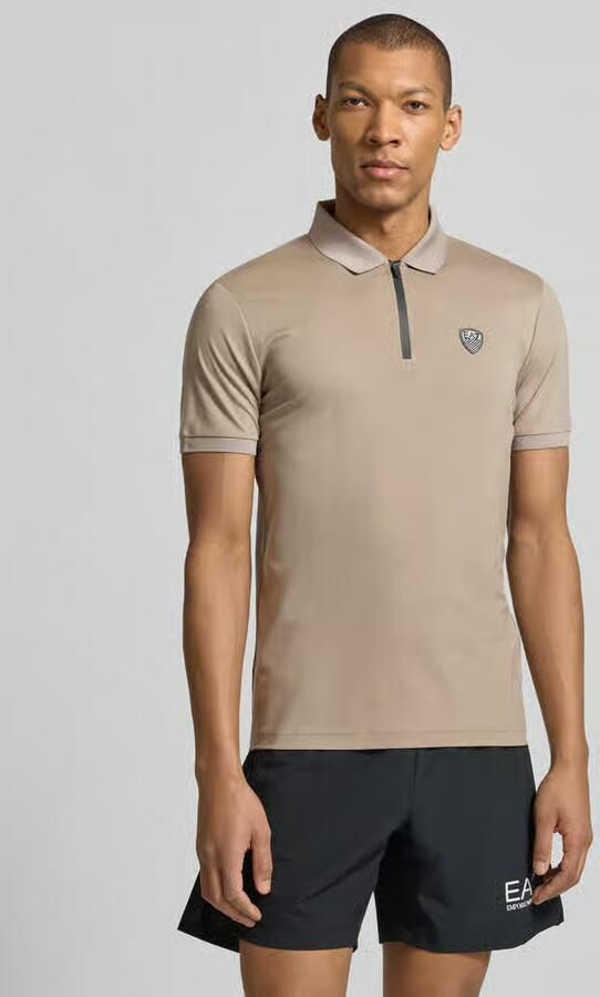 EA7 Emporio Armani Slim fit Poloshirt van Viscosemix - Foto 3