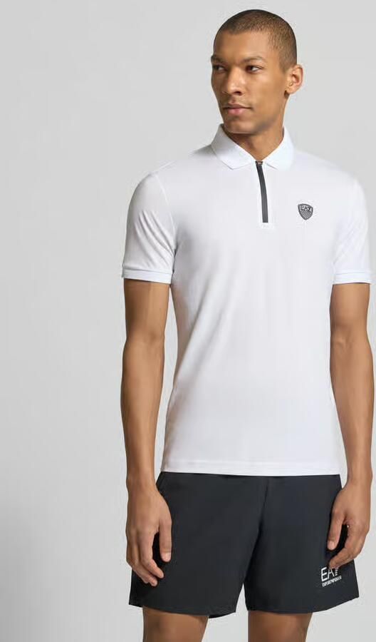 Emporio Armani EA7 Regular Fit Polo Shirt Wit White Heren - Foto 3