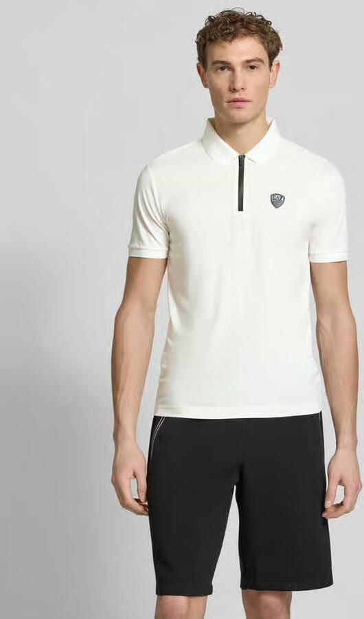 EA7 Emporio Armani Slim fit Poloshirt van Viscosemix - Foto 2