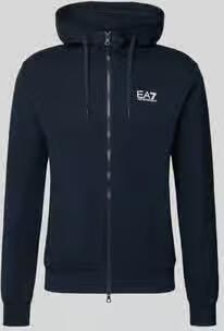 EA7 Emporio Armani Slim fit sweatjack met capuchon - Foto 7