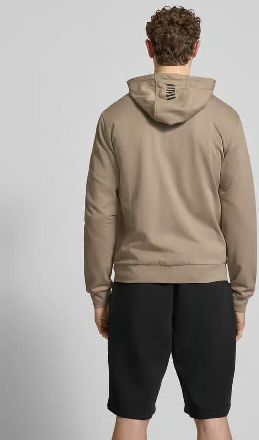 EA7 Emporio Armani Slim fit sweatjack met capuchon
