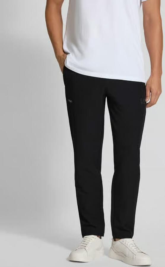 EA7 Emporio Armani Sweatbroek met labeldetail - Foto 2