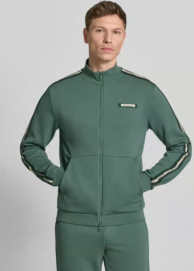 EA7 Emporio Armani Sweatjack met opstaande kraag en tweewegsritssluiting - Foto 2