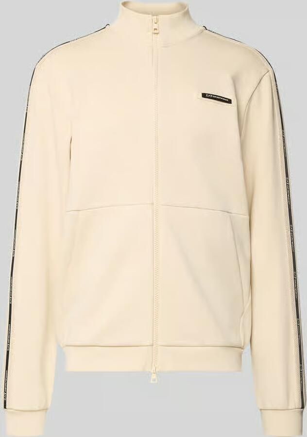 EA7 Emporio Armani Sweatjack met opstaande kraag en tweewegsritssluiting