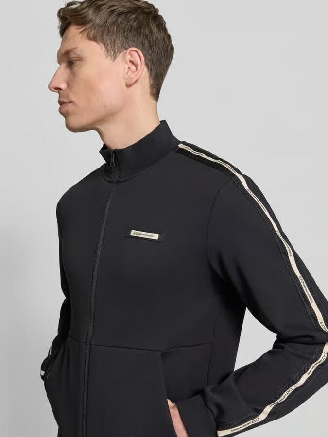 EA7 Emporio Armani Sweatjack met opstaande kraag en tweewegsritssluiting - Foto 2