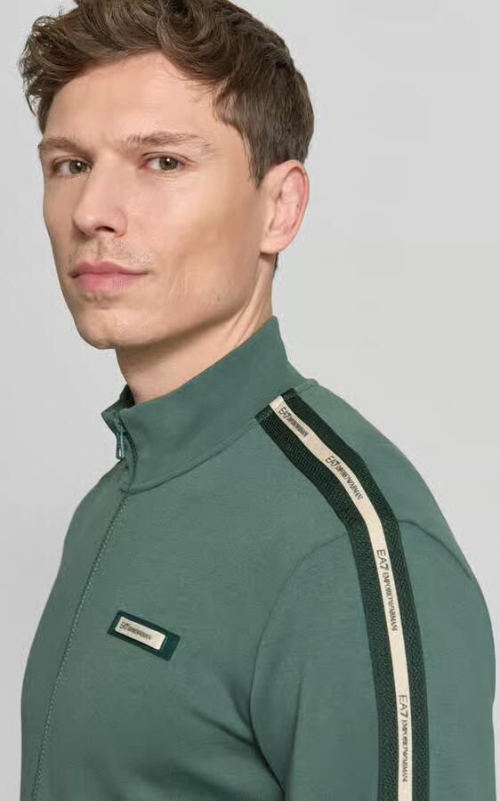 EA7 Emporio Armani Sweatjack met opstaande kraag en tweewegsritssluiting - Foto 2