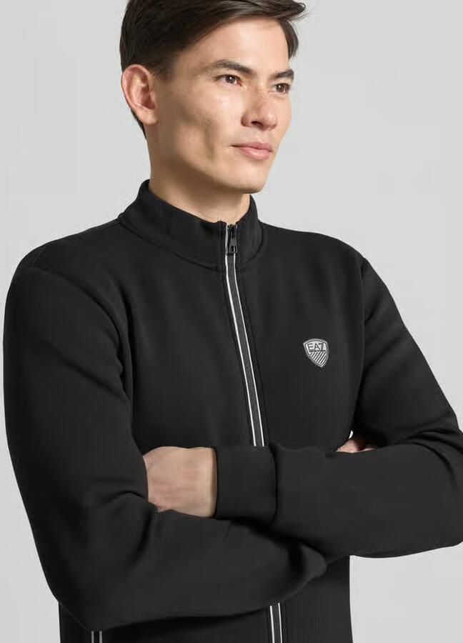 EA7 Emporio Armani Regular fit sweatjack met viscose model 'Train' - Foto 2
