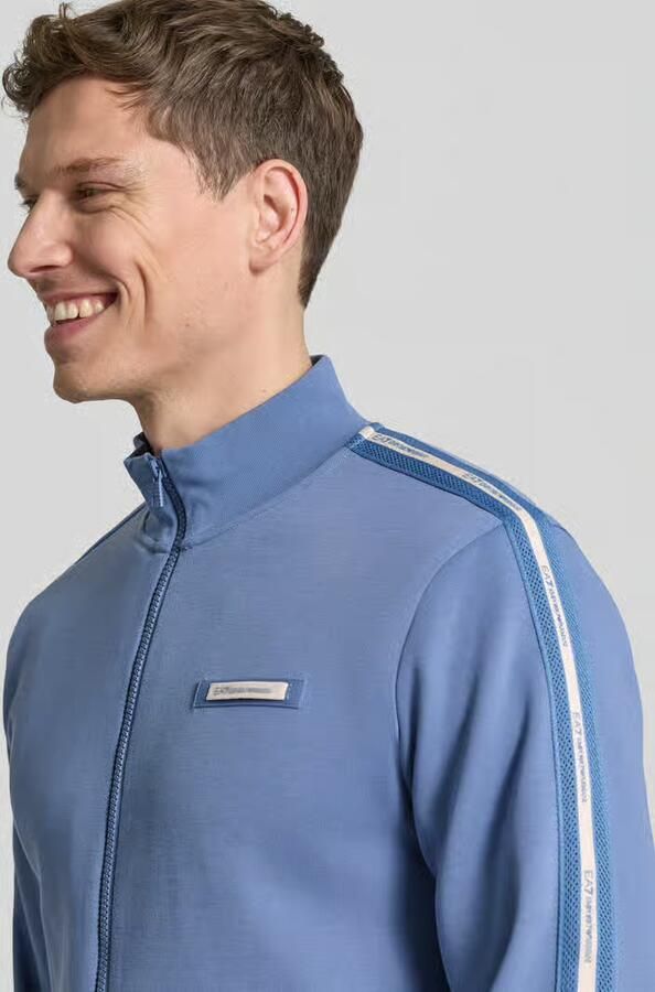 EA7 Emporio Armani Sweatjack van katoenmix - Foto 2