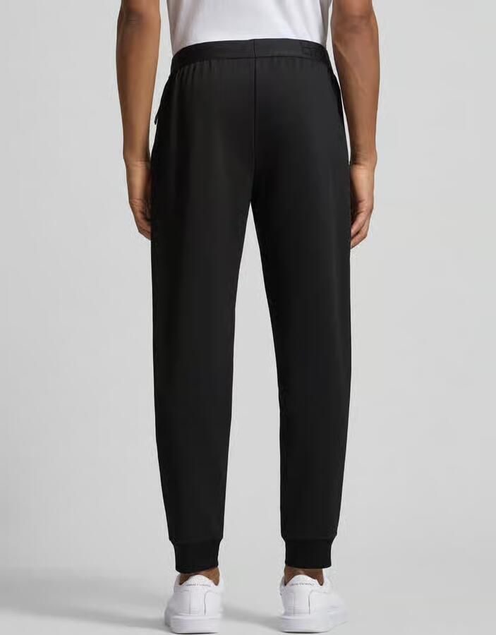 EA7 Emporio Armani Sweatpants met elastische band en Labelpatch
