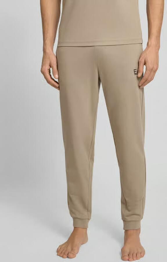 EA7 Emporio Armani Sweatpants met logo en elastische band - Foto 3