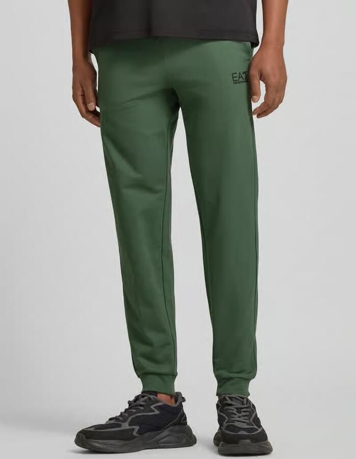 EA7 Emporio Armani Sweatpants met logo en elastische band - Foto 3