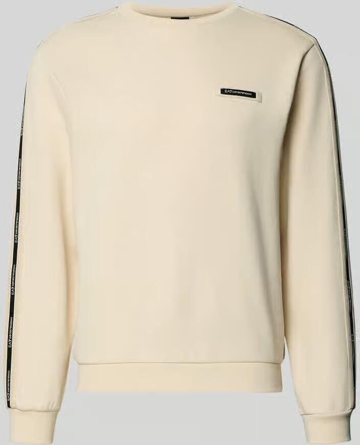 EA7 Emporio Armani sweatshirt met label-details en ronde hals - Foto 2