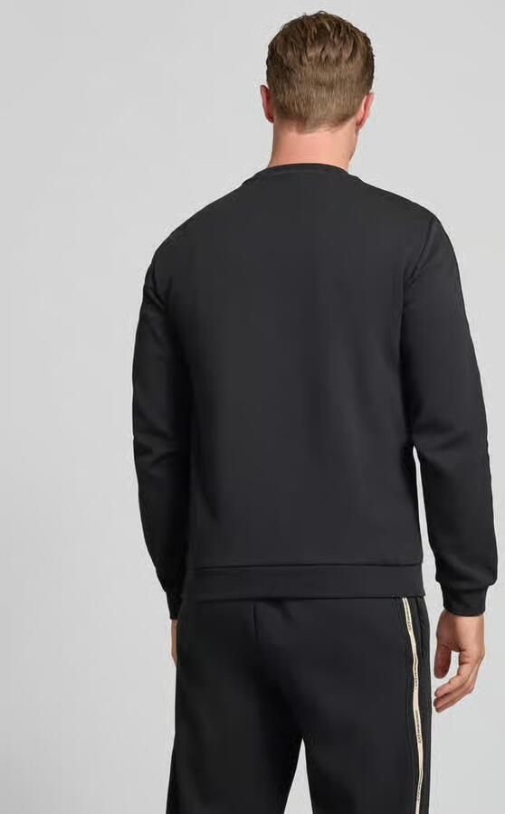 EA7 Emporio Armani sweatshirt met label-details en ronde hals