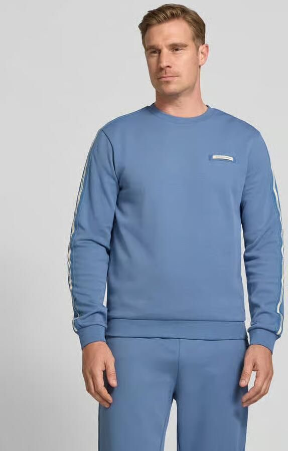 EA7 Emporio Armani sweatshirt met labelpatch en ronde hals - Foto 2