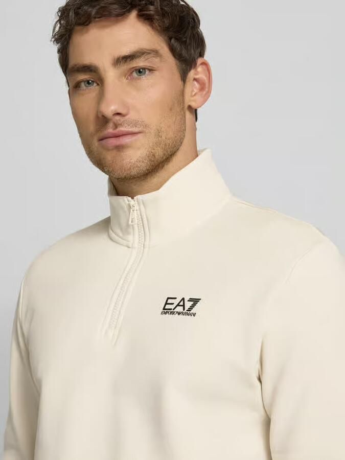 EA7 Emporio Armani Sweatshirt met opstaande kraag en ritssluiting - Foto 2
